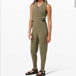 Lululemon LAB Saralu Jumpsuit Green Sz Small S